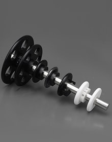 防靜電/導(dǎo)電UPE滾輪、齒輪、萬向球、不銹鋼軸